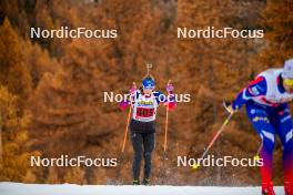 09.11.2024, Bessans, France (FRA): Justine Braisaz-Bouchet (FRA) - Biathlon summer training, Bessans (FRA). www.nordicfocus.com. © Authamayou/NordicFocus. Every downloaded picture is fee-liable.