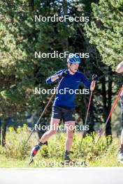 05.09.2024, Font-Romeu, France (FRA): Anton Ivarsson (SWE) - Biathlon summer training, Font-Romeu (FRA). www.nordicfocus.com. © Authamayou/NordicFocus. Every downloaded picture is fee-liable.