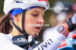 11.10.2024, Ramsau am Dachstein, Austria (AUT): Zuzana Remenova (SVK) - Biathlon summer training, Dachsteinglacier, Ramsau am Dachstein (AUT). www.nordicfocus.com. © Manzoni/NordicFocus. Every downloaded picture is fee-liable.