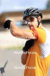 24.07.2024, Premanon, France (FRA): Emilien Claude (FRA) - Biathlon summer training, Premanon (FRA). www.nordicfocus.com. © Manzoni/NordicFocus. Every downloaded picture is fee-liable.