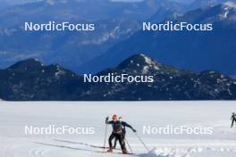 14.10.2024, Ramsau am Dachstein, Austria (AUT): Lydia Hiernickel (SUI) - Biathlon summer training, Dachsteinglacier, Ramsau am Dachstein (AUT). www.nordicfocus.com. © Manzoni/NordicFocus. Every downloaded picture is fee-liable.