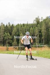 05.09.2024, Lenzerheide, Switzerland (SUI): Tarjei Boe (NOR) - Biathlon summer training, Lenzerheide (SUI). www.nordicfocus.com. © Manzoni/NordicFocus. Every downloaded picture is fee-liable.