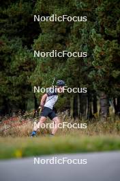 20.09.2024, Font-Romeu, France (FRA): Marek Mackels (BEL) - Biathlon summer training, Font-Romeu (FRA). www.nordicfocus.com. © Authamayou/NordicFocus. Every downloaded picture is fee-liable.