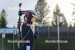 21.10.2024, Lavaze, Italy (ITA): Ida Lien (NOR) - Biathlon summer training, Lavaze (ITA). www.nordicfocus.com. © Vanzetta/NordicFocus. Every downloaded picture is fee-liable.