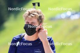 15.07.2024, Lenzerheide, Switzerland (SUI): Campbell Wright (NZL) - Biathlon summer training, Lenzerheide (SUI). www.nordicfocus.com. © Manzoni/NordicFocus. Every downloaded picture is fee-liable.