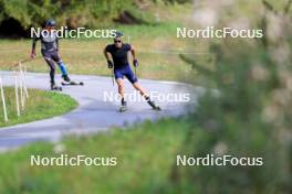 10.09.2024, Lenzerheide, Switzerland (SUI): Taras Lesiuk (UKR) - Biathlon summer training, Lenzerheide (SUI). www.nordicfocus.com. © Manzoni/NordicFocus. Every downloaded picture is fee-liable.