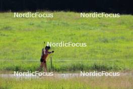 06.08.2024, Lenzerheide, Switzerland (SUI): Aita Gasparin (SUI) - Biathlon summer training, Lenzerheide (SUI). www.nordicfocus.com. © Manzoni/NordicFocus. Every downloaded picture is fee-liable.