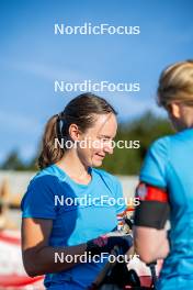 02.09.2024, Font-Romeu, France (FRA): Ella Halvarsson (SWE) - Biathlon summer training, Font-Romeu (FRA). www.nordicfocus.com. © Authamayou/NordicFocus. Every downloaded picture is fee-liable.