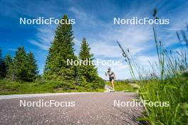 28.06.2024, Lavaze, Italy (ITA): Karoline Offigstad  Knotten (NOR) - Biathlon summer training, Lavaze (ITA). www.nordicfocus.com. © Barbieri/NordicFocus. Every downloaded picture is fee-liable.