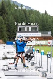 26.08.2024, Martell, Italy (ITA): Elia Zeni (ITA) - Biathlon summer training, Martell (ITA). www.nordicfocus.com. © Vanzetta/NordicFocus. Every downloaded picture is fee-liable.