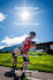 27.06.2024, Lavaze, Italy (ITA): Johannes Dale-Skjevdal (NOR) - Biathlon summer training, Lavaze (ITA). www.nordicfocus.com. © Barbieri/NordicFocus. Every downloaded picture is fee-liable.