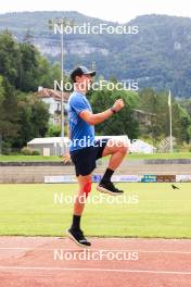 03.07.2024, Saint-Claude, France (FRA): Fabien Claude (FRA) - Biathlon summer training, Premanon (FRA). www.nordicfocus.com. © Manzoni/NordicFocus. Every downloaded picture is fee-liable.