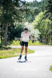 17.08.2024, Font-Romeu, France (FRA): Antonin Guy (FRA) - Biathlon summer training, Font-Romeu (FRA). www.nordicfocus.com. © Authamayou/NordicFocus. Every downloaded picture is fee-liable.