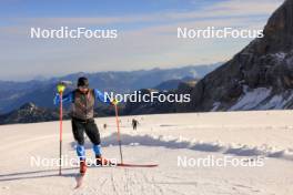 14.10.2024, Ramsau am Dachstein, Austria (AUT): Nikolaos Tsourekas (GRE) - Biathlon summer training, Dachsteinglacier, Ramsau am Dachstein (AUT). www.nordicfocus.com. © Manzoni/NordicFocus. Every downloaded picture is fee-liable.