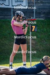 31.07.2024, Lavaze, Italy (ITA): Anna Andexer (AUT) - Biathlon summer training, Lavaze (ITA). www.nordicfocus.com. © Barbieri/NordicFocus. Every downloaded picture is fee-liable.