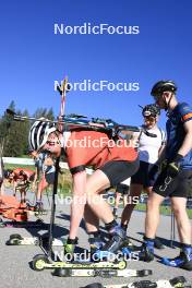 06.08.2024, Lenzerheide, Switzerland (SUI): Sebastian Stalder (SUI) - Biathlon summer training, Lenzerheide (SUI). www.nordicfocus.com. © Manzoni/NordicFocus. Every downloaded picture is fee-liable.