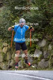 27.08.2024, Martell, Italy (ITA): Giacomel Tommaso (ITA) - Biathlon summer training, Martell (ITA). www.nordicfocus.com. © Vanzetta/NordicFocus. Every downloaded picture is fee-liable.