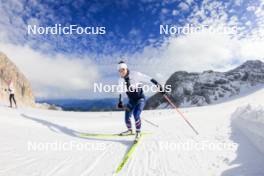 14.10.2024, Ramsau am Dachstein, Austria (AUT): Oceane Michelon (FRA) - Biathlon summer training, Dachsteinglacier, Ramsau am Dachstein (AUT). www.nordicfocus.com. © Manzoni/NordicFocus. Every downloaded picture is fee-liable.