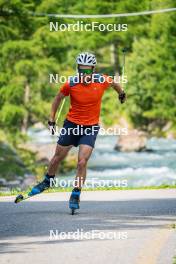 17.07.2024, Martell, Italy (ITA): Mirco Romanin (ITA) - Biathlon summer training, Martell (ITA). www.nordicfocus.com. © Barbieri/NordicFocus. Every downloaded picture is fee-liable.