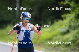 20.06.2024, Lavaze, Italy (ITA): Dorothea Wierer (ITA) - Biathlon summer training, Lavaze (ITA). www.nordicfocus.com. © Vanzetta/NordicFocus. Every downloaded picture is fee-liable.