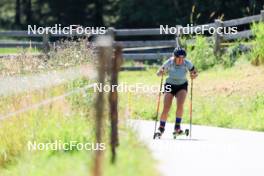 06.08.2024, Lenzerheide, Switzerland (SUI): Lea Meier (SUI) - Biathlon summer training, Lenzerheide (SUI). www.nordicfocus.com. © Manzoni/NordicFocus. Every downloaded picture is fee-liable.