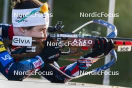 21.10.2024, Lavaze, Italy (ITA): Marthe Kraakstad Johansen (NOR) - Biathlon summer training, Lavaze (ITA). www.nordicfocus.com. © Vanzetta/NordicFocus. Every downloaded picture is fee-liable.