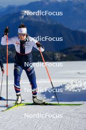 14.10.2024, Ramsau am Dachstein, Austria (AUT): Oceane Michelon (FRA) - Biathlon summer training, Dachsteinglacier, Ramsau am Dachstein (AUT). www.nordicfocus.com. © Manzoni/NordicFocus. Every downloaded picture is fee-liable.