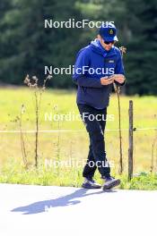 10.09.2024, Lenzerheide, Switzerland (SUI): Oleksii Kravchenko (UKR), coach Team Ukraine - Biathlon summer training, Lenzerheide (SUI). www.nordicfocus.com. © Manzoni/NordicFocus. Every downloaded picture is fee-liable.