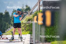 06.06.2024, Lavaze, Italy (ITA): Emil Nykvist (SWE) - Biathlon summer training, Lavaze (ITA). www.nordicfocus.com. © Barbieri/NordicFocus. Every downloaded picture is fee-liable.