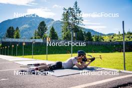 27.06.2024, Lavaze, Italy (ITA): Sturla Holm Laegreid (NOR) - Biathlon summer training, Lavaze (ITA). www.nordicfocus.com. © Barbieri/NordicFocus. Every downloaded picture is fee-liable.