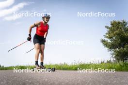 19.06.2024, Lavaze, Italy (ITA): Dorothea Wierer (ITA) - Biathlon summer training, Lavaze (ITA). www.nordicfocus.com. © Vanzetta/NordicFocus. Every downloaded picture is fee-liable.