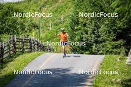 17.07.2024, Martell, Italy (ITA): Mirco Romanin (ITA) - Biathlon summer training, Martell (ITA). www.nordicfocus.com. © Barbieri/NordicFocus. Every downloaded picture is fee-liable.