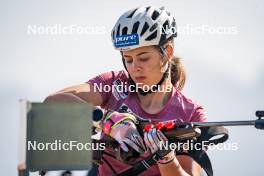 31.07.2024, Lavaze, Italy (ITA): Anna Andexer (AUT) - Biathlon summer training, Lavaze (ITA). www.nordicfocus.com. © Barbieri/NordicFocus. Every downloaded picture is fee-liable.