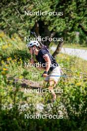 17.08.2024, Font-Romeu, France (FRA): Célia Henaff (FRA) - Biathlon summer training, Font-Romeu (FRA). www.nordicfocus.com. © Authamayou/NordicFocus. Every downloaded picture is fee-liable.