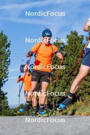 02.09.2024, Font-Romeu, France (FRA): Jesper Nelin (SWE) - Biathlon summer training, Font-Romeu (FRA). www.nordicfocus.com. © Authamayou/NordicFocus. Every downloaded picture is fee-liable.