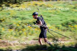 17.08.2024, Font-Romeu, France (FRA): Lionel Jouannaud (FRA) - Biathlon summer training, Font-Romeu (FRA). www.nordicfocus.com. © Authamayou/NordicFocus. Every downloaded picture is fee-liable.