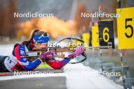 09.11.2024, Bessans, France (FRA): Justine Braisaz-Bouchet (FRA) - Biathlon summer training, Bessans (FRA). www.nordicfocus.com. © Authamayou/NordicFocus. Every downloaded picture is fee-liable.