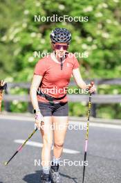 27.06.2024, Juf, Switzerland (SUI): Elisa Gasparin (SUI) - Biathlon summer training, Juf (SUI). www.nordicfocus.com. © Manzoni/NordicFocus. Every downloaded picture is fee-liable.