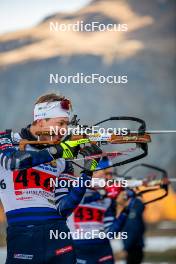 09.11.2024, Bessans, France (FRA): Damien Levet (FRA) - Biathlon summer training, Bessans (FRA). www.nordicfocus.com. © Authamayou/NordicFocus. Every downloaded picture is fee-liable.