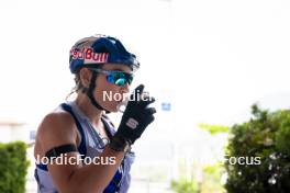 20.06.2024, Lavaze, Italy (ITA): Dorothea Wierer (ITA) - Biathlon summer training, Lavaze (ITA). www.nordicfocus.com. © Vanzetta/NordicFocus. Every downloaded picture is fee-liable.