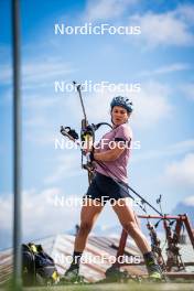 06.08.2024, Lavaze, Italy (ITA): Dunja Zdouc (AUT) - Biathlon summer training, Lavaze (ITA). www.nordicfocus.com. © Barbieri/NordicFocus. Every downloaded picture is fee-liable.