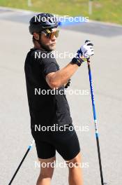 23.07.2024, Premanon, France (FRA): Antonin Guigonnat (FRA) - Biathlon summer training, Premanon (FRA). www.nordicfocus.com. © Manzoni/NordicFocus. Every downloaded picture is fee-liable.