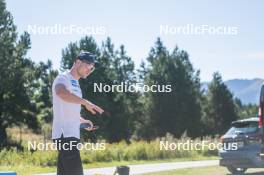 05.09.2024, Font-Romeu, France (FRA): Johannes Lukas (GER), Coach Team Sweden - Biathlon summer training, Font-Romeu (FRA). www.nordicfocus.com. © Authamayou/NordicFocus. Every downloaded picture is fee-liable.