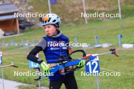 16.09.2024, Lenzerheide, Switzerland (SUI): Anaelle Bondoux (FRA) - Biathlon summer training, Lenzerheide (SUI). www.nordicfocus.com. © Manzoni/NordicFocus. Every downloaded picture is fee-liable.