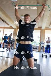 16.09.2024, Lenzerheide, Switzerland (SUI): Emilien Claude (FRA) - Biathlon summer training, Lenzerheide (SUI). www.nordicfocus.com. © Manzoni/NordicFocus. Every downloaded picture is fee-liable.