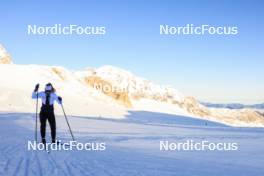 12.10.2024, Ramsau am Dachstein, Austria (AUT): Gilonne Guigonnat (FRA) - Biathlon summer training, Dachsteinglacier, Ramsau am Dachstein (AUT). www.nordicfocus.com. © Manzoni/NordicFocus. Every downloaded picture is fee-liable.