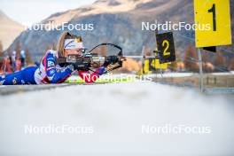 09.11.2024, Bessans, France (FRA): Oceane Michelon (FRA) - Biathlon summer training, Bessans (FRA). www.nordicfocus.com. © Authamayou/NordicFocus. Every downloaded picture is fee-liable.