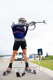 02.07.2024, Premanon, France (FRA): Fabien Claude (FRA) - Biathlon summer training, Premanon (FRA). www.nordicfocus.com. © Manzoni/NordicFocus. Every downloaded picture is fee-liable.