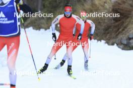 07.11.2024, Davos, Switzerland (SUI): Niklas Hartweg (SUI) - Biathlon training, snowfarming track, Davos (SUI). www.nordicfocus.com. © Manzoni/NordicFocus. Every downloaded picture is fee-liable.