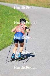 15.07.2024, Lenzerheide, Switzerland (SUI): Grace Castonguay (USA) - Biathlon summer training, Lenzerheide (SUI). www.nordicfocus.com. © Manzoni/NordicFocus. Every downloaded picture is fee-liable.